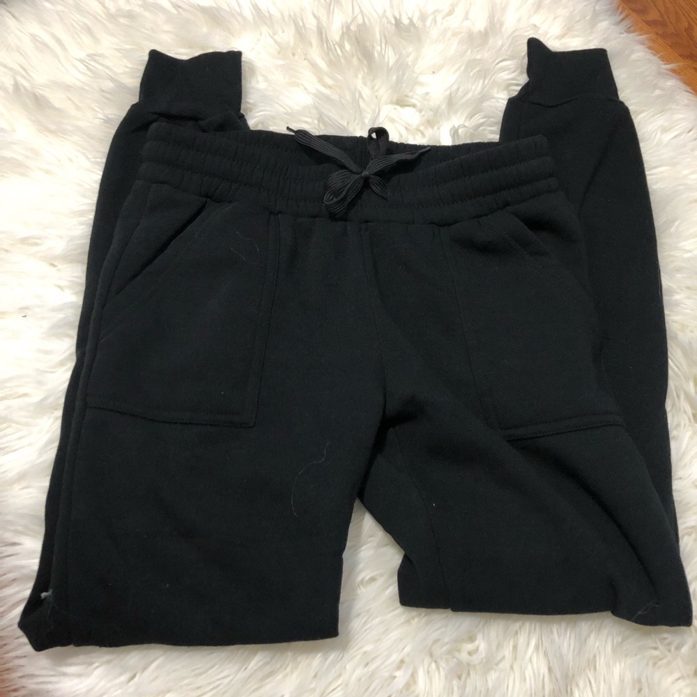 Black joggers